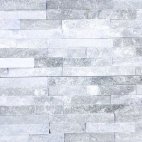 Muretto lineare in quarzite bianco/grigia - scatola da 0,432 MQ